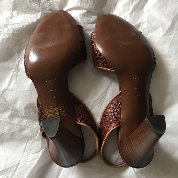 Hugo Boss | Slingback Woven Heels - Picture 8 of 8